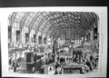 Original Old Antique Print Intercolonial Exhibition Melbourne Australia 1867