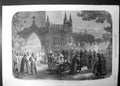 Original Old Antique Print Scene From King John Drury Lane Atre 1865 Victorian