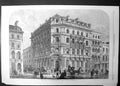 Original Old Antique Print Royal Insurance Buildings Lombard Street 1865 19th