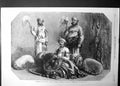 Original Old Antique Print Tookajee Rao Holkar Drawing W Carpenter Jun 1857