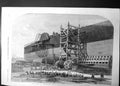 Antique Old Print Attempted Launch Leviathan Chain Drums Checking Gear 1857