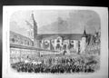 Old Antique Print Coronation King & Queen Prussia Church Konigsberg1861 19th