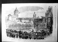 Old Antique Print Coronation King & Queen Prussia Castle Konigsberg1861 19th