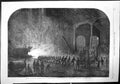 Antique Old Print Atlas Steelworks Sheffield Rolling Armour Plates Ships 1861