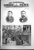 Old Antique Print New Opara Ivanhoe End Tournament Rebecca Challenge 1891 19th