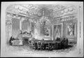 Antique Old Print Hotel Minister Foreign Affairs Paris Hall Conferences 1856
