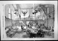 Antique Old Print Sitting Crimean Board Inquiry Hall Chelsea Hospital 1856 19th