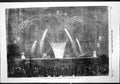 Original Old Antique Print Peace Commemoration Fireworks Victoria Park 1856