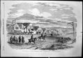 Original Old Antique Print Woronzoff Or Little Kamiesch Sketch Ja Crowe 1856