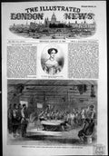 Antique Print Empress Russia Christmas Day Crimea Dinner Capt Browns Co1856