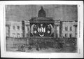 Antique Old Print Peace Illuminations National Gallery Crowds Gathered 1856