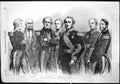 Old Print Allied Naval Commanders Baltic Black Sea Hamelin J Dundas 1856 19th