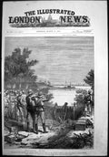 Antique Old Print Sir Charles Wilson Island Meruat Wreck Steamer Soudan 1885