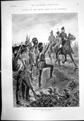 Antique Print Battle Waterloo Wellington Passing Lines Morning Battle 1894 19th
