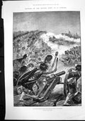 Antique Print Battle Vimiero Highlanders Turning Captured Guns French 1895 19th