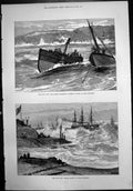 Antique Print Signalstation Port Durnford Garnet Wolseley Attempt Land1879 19th