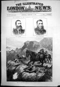 Antique Old Print Transvaal War Boers Method Fighting P Joubert S Kruger 1881