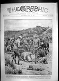 Antique Old Print Rapid Marching South Africa Difficulty Searching Water 1900