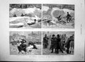 Original Old Antique Print Recent Blizzard New York Burning Holes In Snow 1888