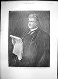 Antique Old Print Hon Edmund Barton 1St Premier Australian Commonwealth 1901