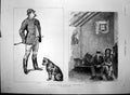 Antique Old Print Life Ireland Landlord Dog Cell Country Police Barracks 1888