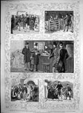Antique Old Print Prince Wales Ireland Coolmore Church Killarney Potheen 1888