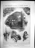 Old Antique Print Christmas Impressions Covent Garden Market Morning 1906 20th