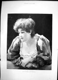 Antique Old Print At Balcony F Markham Skipworth Lady Leaning Balcony 1894 19th