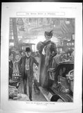 Antique Old Print Motor Show Olympia Beauty Motor Car Likely Customer 1906 20th