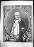 Antique Old Print Archbishop-Designate Canterbury Rev Randall T Davidson 1903