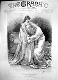 Antique Print Revival Shakespeares King Lear Lyceum Cordelia King Lear 1892