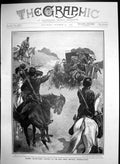 Antique Old Print Modern Highwaymen Hing Up Mail Akstafa Transcaucasia 1905