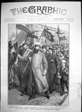 Antique Print Aux Armes Citoyens Russian Officers Processionists Moscow1905