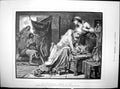 Old Antique Print Messengers Coming To Job S Melton Fisher Ra GMedal 1882 19th