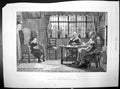 Original Old Antique Print Honoured Guest James Hayllar Royal Academy 1887 19th