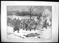 Original Old Antique Print Japanese Howitzer Hauled Under Fire Shaho 1905 20th