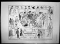 Old Antique Print Sketches Shakespeare Ball Actors Benevolent Fund 1905 20th