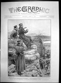 Old Antique Print Looking For Russians Frank Dadd Japanese Manchuria 1905 20th