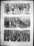Original Old Antique Print Transvaal GFields Woodbrush Zoutspansberg 1890 19th