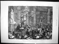 Antique Old Print Voting London County Council Lord Roseberry Counting 1890