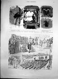 Old Print 4Th June Eton Collision Celtic Brittanic New York Harbour 1887