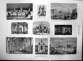 Antique Old Print Paris Palace Justice Pond Des Arts Catacombs Vincennes 1878