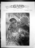 Old Print Girl He Left Behind Him Ceylon Contingent Leaving Colombo 1900 20th