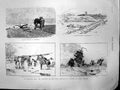 Original Old Antique Print Drake Chasing Spanish Armada Waif Battle Field 1887