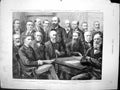 Antique Old Print Australasian Federal Convention Sydney James Service 1884