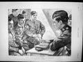 Old Antique Print Sunday Afternoon Camp During Manoeuvres Chaplain 1895 19th