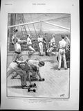 Antique Old Print On Way Ashanti Officers Coromandel Keeping Condition 1895