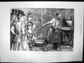 Antique Old Print Country Cousins London Visit Mint Annealing Furnace 1895 19th
