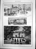 Old Assassination Lord Cavendish Mr T Burke Phoenix Park Dublin 1882 Victorian