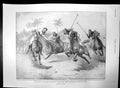 Antique Old Print Training Egyptian Cavalry Teaching Troopers Play Polo 1899